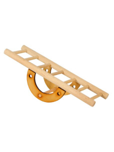 Игрушка для попугаев и хомяков Лори качели деревянные с лестницей