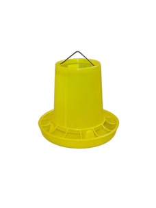 Кормушка БУНКЕР для птиц желтая с ручкой 3 кг.