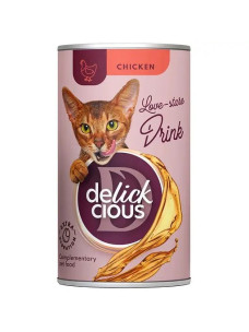 Напиток для кошек Delickcious с курицей 140 г