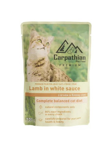 Вологий корм для котів Carpathian Pet Food Ягня в соусі 100 г