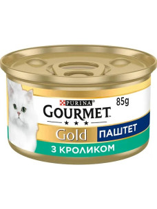 Влажный корм для кошек Gourmet Паштет с кроликом 85 г
