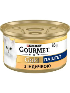 Влажный корм для кошек Gourmet паштет с индейкой 85 г