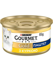 Влажный корм для кошек Gourmet Паштет с курицей 85 г