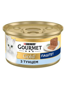 Влажный корм для кошек Gourmet Паштет с тунцом 85 г