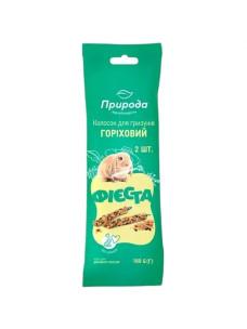 Колосок для грызунов Природа Фиеста Ореховый 100 г