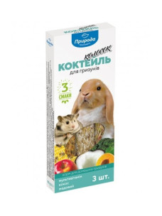 Колосок Коктейль Мультивитамин Кокос Медовый для грызунов 90г