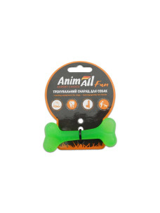 Игрушка для собак AnimAll Fun Кость 12 см зеленая