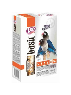 Повнораціонний корм для нерозлучників Lolopets, 500 г (LO-72600)