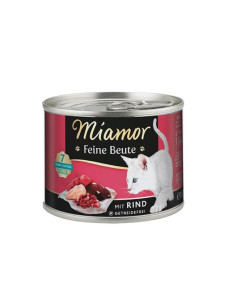 Вологий корм для котів Miamor Feine Beute mit Rind - для дорослих котів , яловичина 185 г