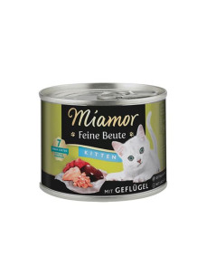 Вологий корм Miamor Feine Beute mit Geflügel - для кошенят , птиця 185 г