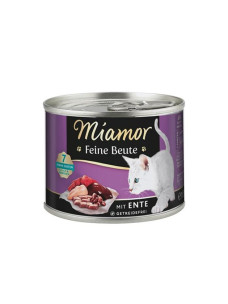 Вологий корм для котів Miamor Feine Beute mit Ente - для дорослих котів , качка 185 г