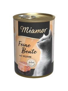 Вологий корм для котів Miamor Feine Beute mit Huhn - для дорослих котів , курка 400 г
