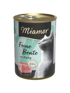 Вологий корм для котів Miamor Feine Beute mit Pute - для дорослих котів , індичка 400 г