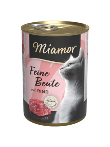 Вологий корм для котів Miamor Feine Beute mit Rind - для дорослих котів , яловичина 400 г