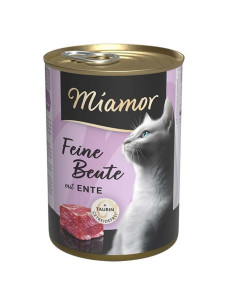 Вологий корм для котів Miamor Feine Beute mit Ente - для дорослих котів , качка 400 г
