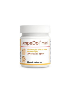 Витаминно-минеральная добавка Dolfos LespeDol Mini для мелких собак и кошек мочегонная 60 т