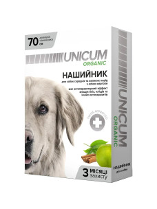Нашийник Unicum Organic від бліх та кліщів для собак 70 см (UN-024)