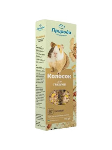 Колосок для грызунов Природа Ореховый 140 г