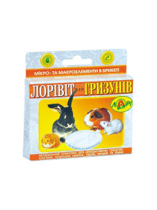 Лори Лоривит Мел витаминизированный для грызунов 40 г
