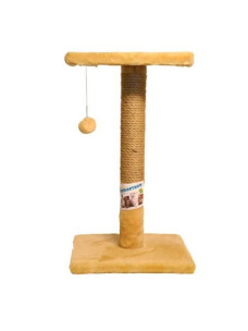 Драпак PI П-1 Пушистик с полкой джут бежевый 30х30х50 см