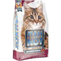 Сухой корм для кошек Пан Кот говядина 400г