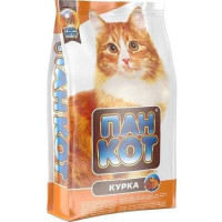 Сухой корм для кошек Пан Кот курица 10кг