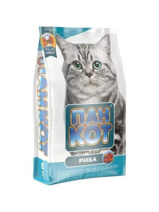 Сухой корм для кошек Пан Кот рыба 400г