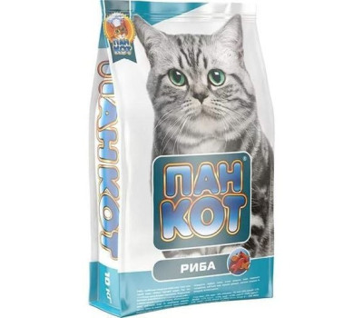 Сухий корм для котів Пан Кот риба 400г