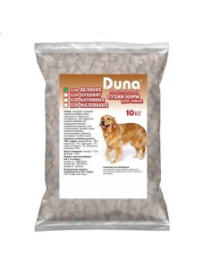Сухой корм Duna для собак больших пород.