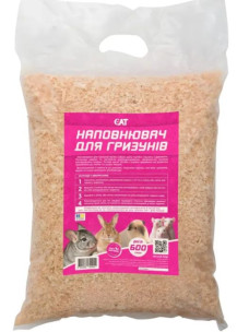Наполнитель для грызунов опилки WC CAT, 600 г