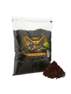 Наполнитель для террариумов TerriX Субстрат для улитки Ахатина 50/50 кокос, торф, 2 л