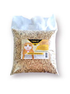 Буковый субстрат наполнитель TerriX 4х6 мм гигиеническая подстилка для грызунов, 5л