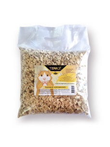 Буковый субстрат наполнитель TerriX 6х12 мм гигиеническая подстилка для грызунов, 5л
