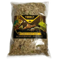 Мох Сфагнум для террариума для улиток Ахатин, рептилий, амфибий, пауков TerriX  2 л