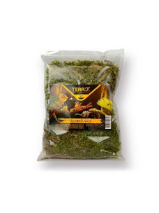Лесной мох для террариума для улиток Ахатин, рептилий, амфибий, пауков TerriX  2 л