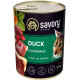 Влажный корм Savory (Сейвори) Cat Gourmand Duck с уткой для взрослых капризных кошек, 400 г