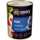 Влажный корм Savory (Сейвори) Cat Gourmand Fish с рыбой для взрослых привередливых кошек, 400 г