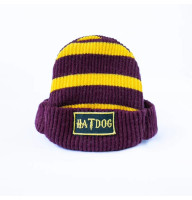 Шапка для собак Hat-Dog Гриффиндор Gryffindor в стиле Гарри Поттера с регулируемой затяжкой из акрила, М (такса, мопс, джек-рассел)