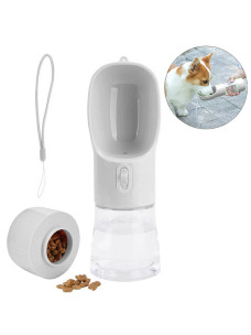 Автопоилка дорожная поилка-кормушка 320 мл+контейнер для корма 200мл 25,5х7см