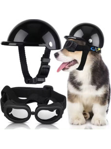 Шапочка для собак L Дорожный Шлем+очки Окружность - 6,8см d - 2,36см