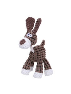 Игрушка веревочная Собака (пищалка) 20см