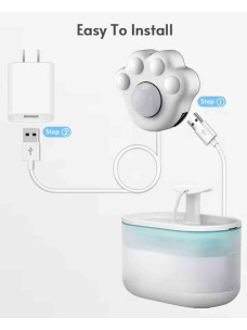 Датчик движения PIR в форме кота для всех автоматических дозаторов воды для домашних животных с USB