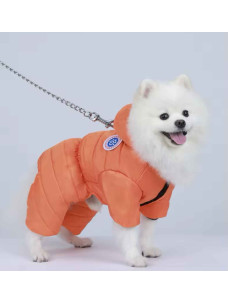 Комбинезон Pupawalk синтепон водонепроницаемый на кнопках оранжевый S Д-25 ОГ-32см