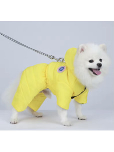 Комбинезон Pupawalk синтепон водонепроницаемый на кнопках желтый L Д-32 ОГ-45см