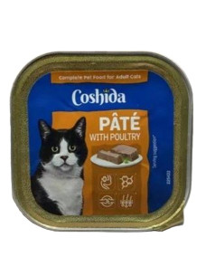 Консерва для котів Coshida 100г паштет птиця