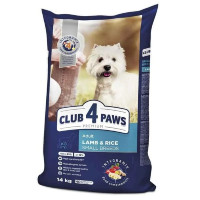 Club 4 Paws Premium Small Breeds Lamb сухой корм с ягням та рисом для собак малых пород 14 кг (Клуб 4 Лапы)