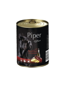 Вологий корм для собак Dolina Noteci Piper Dog з яловичою печінкою та картоплею, 800 г.