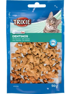 Лакомство для кошек TRIXIE 4266 Dentinos Denta Fun Подушечки для чистки зубов, 50 г