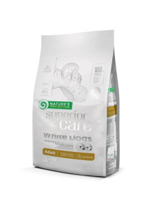 Сухой корм Nature's Protection Superior Care Dogs Adult Small and Mini Breeds (NPSC45663) с ягненком для взрослых собак малых пород с белой окраской шерсти, 1.5 кг