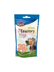 Ласощі для собак Trixie 31492 Soft Snack Flowers М'які  квіти з ягнятком та куркою,75 г